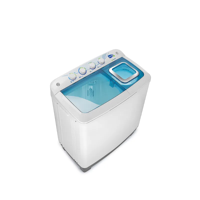 Lavadora Semiautomática/2 Tinas de 7Kg Blanca Centrales