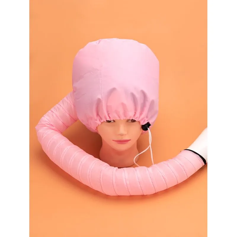 Chapéu Rosa Secador De Cabelo Portátil Chapéu De Secagem De Cabelo Das Mulheres Salon S