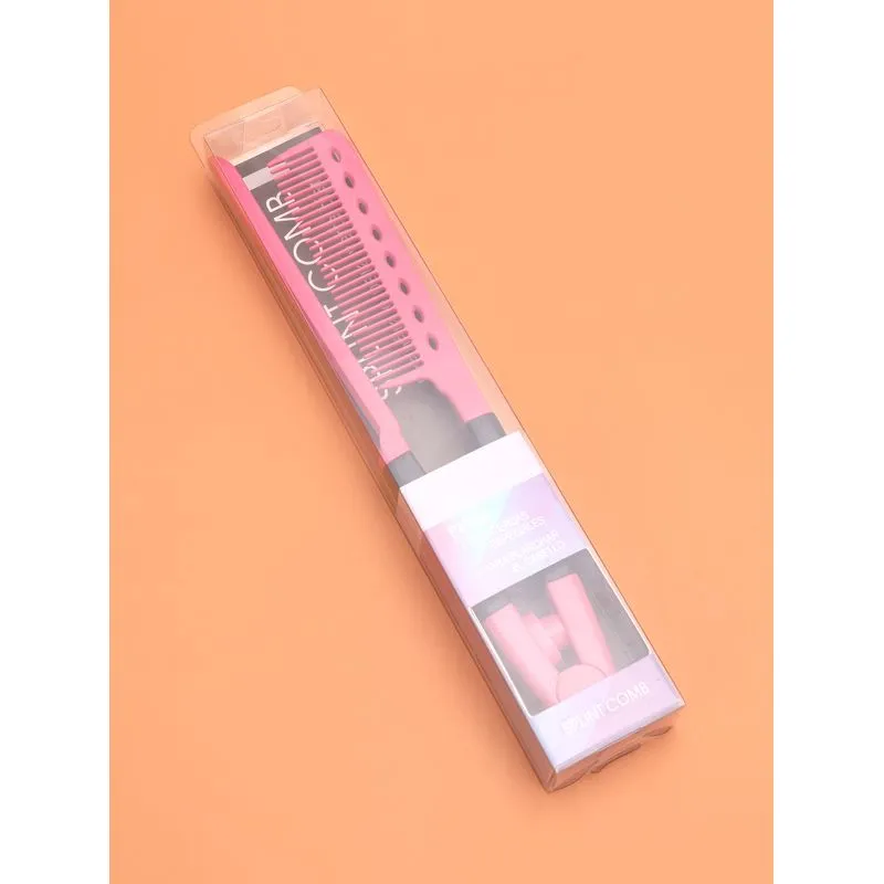 V Tipo Folding Pente Cabelo Alisador Escova Portátil Diy Sty