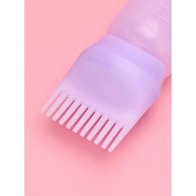 3pcs Raiz Pentear Frasco De Tintura De Cabelo Com Frasco De Shampoo Graduado