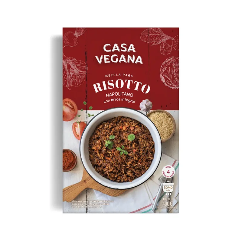 Risotto Napolitano 400 Gr Casa Vegana