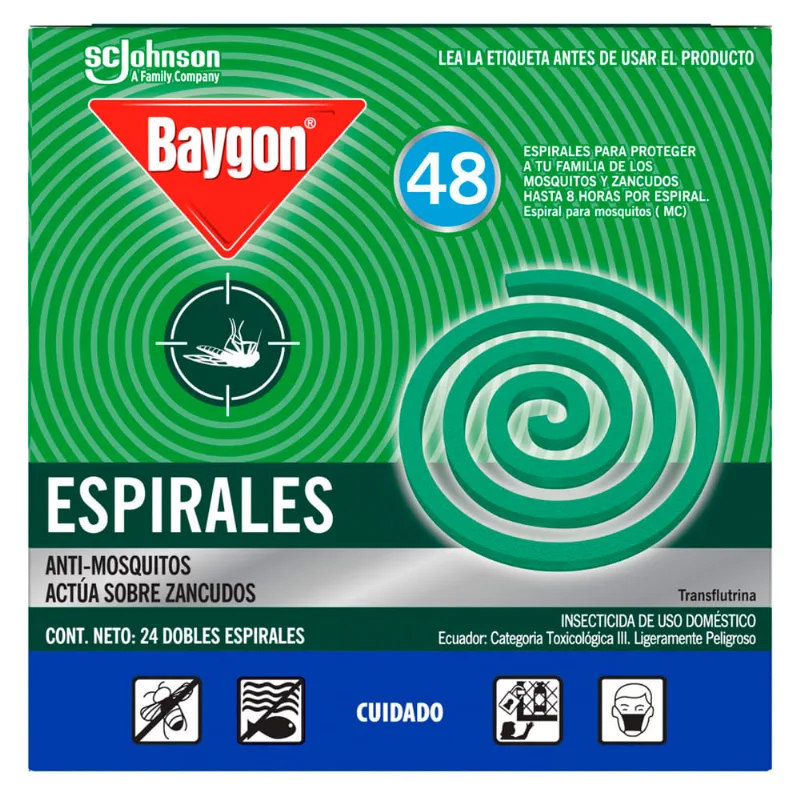 Insecticida Baygon coils x48und. Baygon