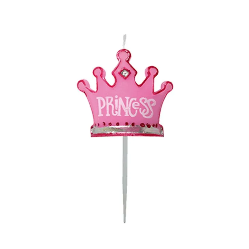 Princesa Vela de Aniversário - Silver Festas