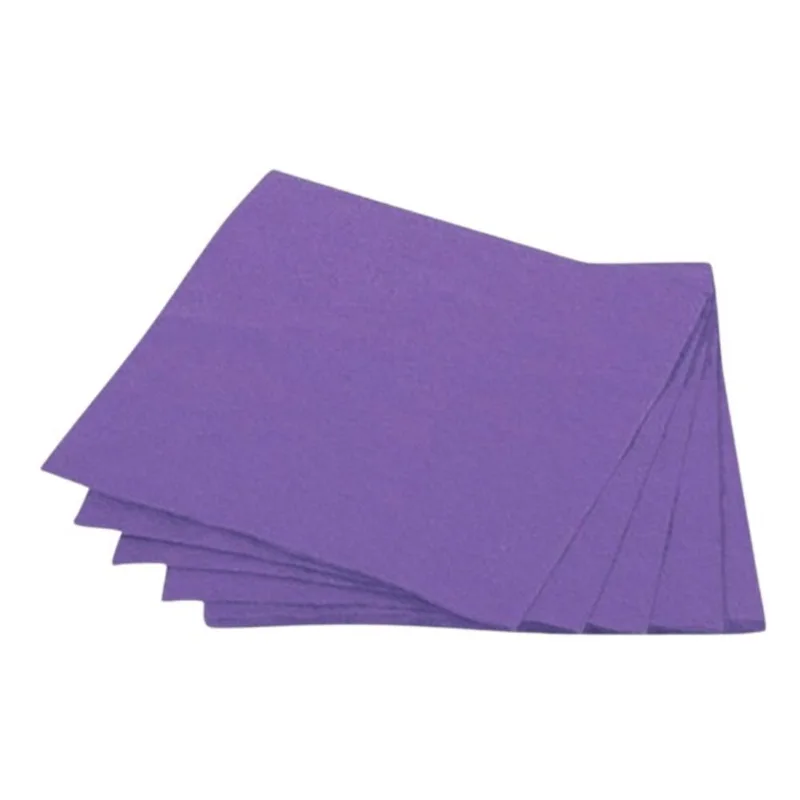 Guardanapo Silver 32x32cm Roxo 20 Un