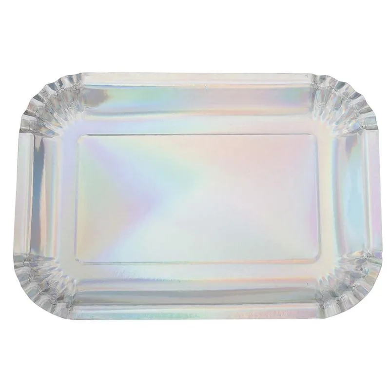 Bandeja Retangular 18,5x26,5cm Furta cor 5 unidades - SilverFestas