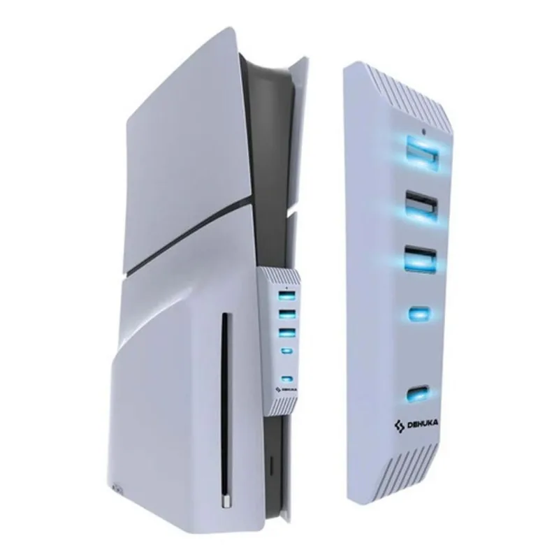 Hub Usb Compatibles Con Ps5 Slim 5 Puertos Expansor Dehuka