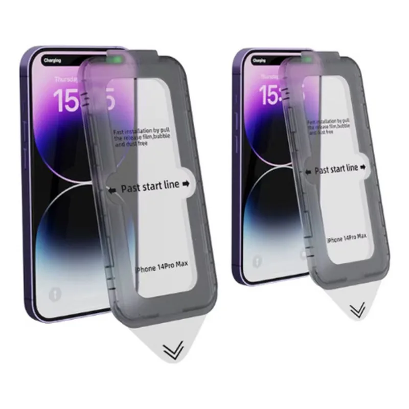 Vidrio Templado Para iPhone 13 13pro 14 16 16pro Con Diseño Transparente Dehuka Ps-a06