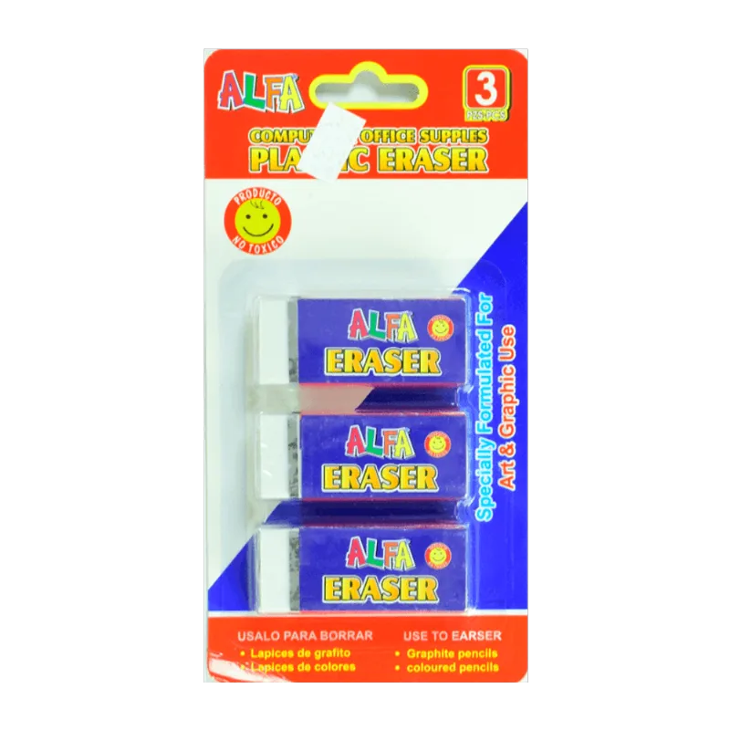 Borrador Blanco Set 3 Piezas