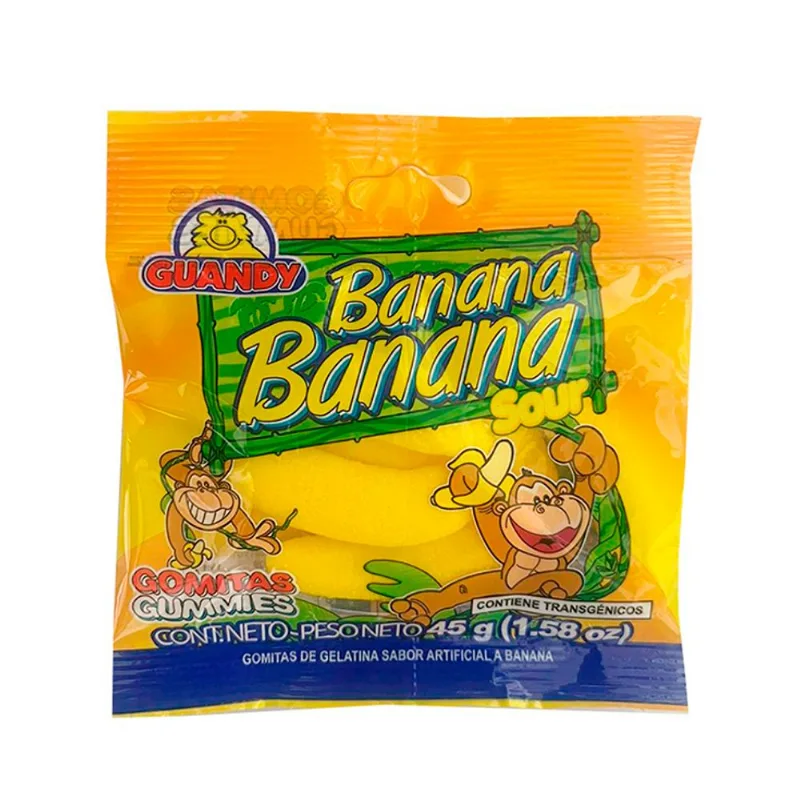 Gomitas Gummies Banana Guandy 45GR