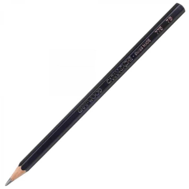 Lapis Grafite Graduado Grafwood 775 Caran D Ache 7b