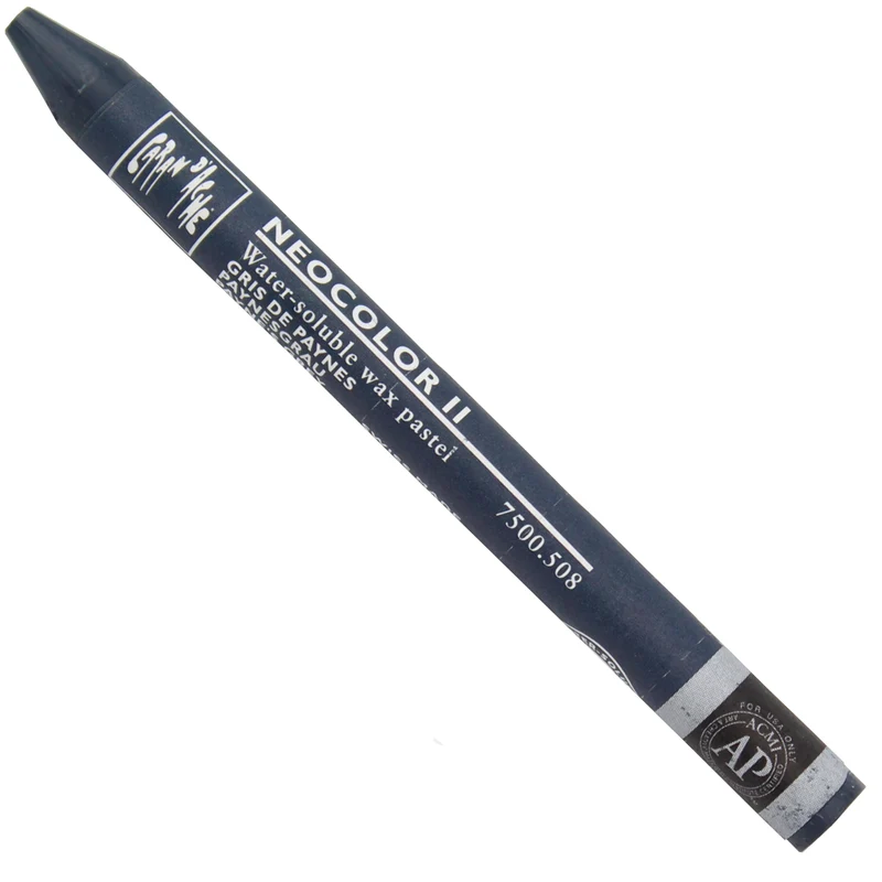 Giz Aquarelável Neocolor II Caran D’Ache Tom Cinza 508 Paynes Grey