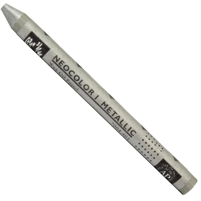 Pastel Neocolor I Caran D’Ache Tom Metálico 401 Metallic Ash Grey