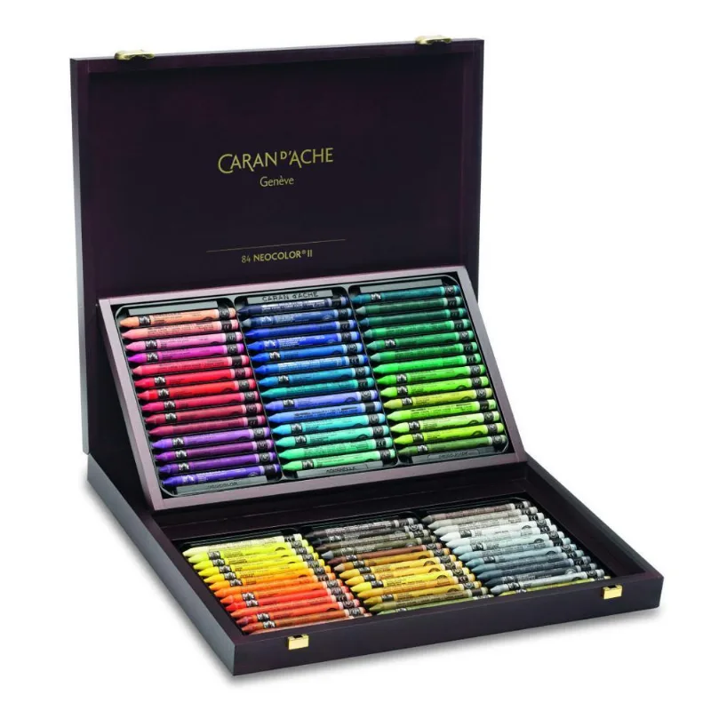 Giz Pastel Aquarelável Caran D'ache Neocolor Ii C/84 - Caixa