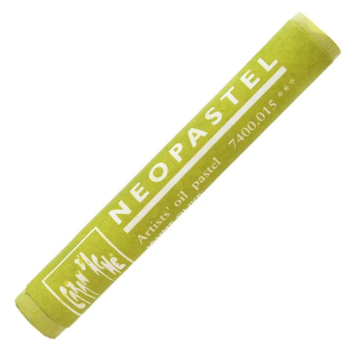Pastel Oleoso Neopastel Caran d'Ache Tom Amarelo 015 Olive Yellow