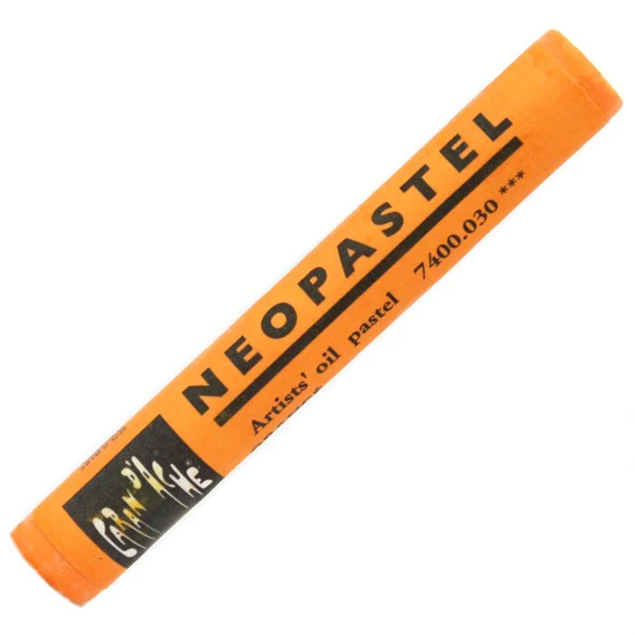 Pastel Oleoso Neopastel Caran d'Ache Tom Laranja 030 Orange
