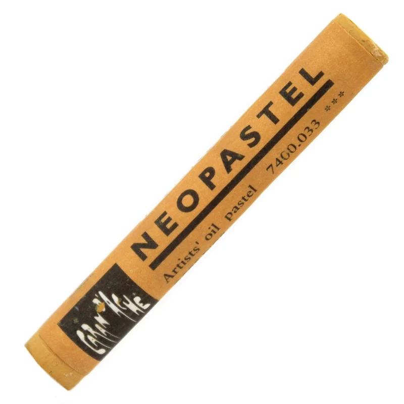 Pastel Oleoso Neopastel Caran d'Ache Tom Amarelo 033 Golden Ochre