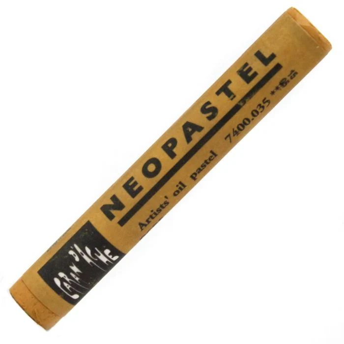 Pastel Oleoso Neopastel Caran d'Ache Tom Marrom 035 Ochre