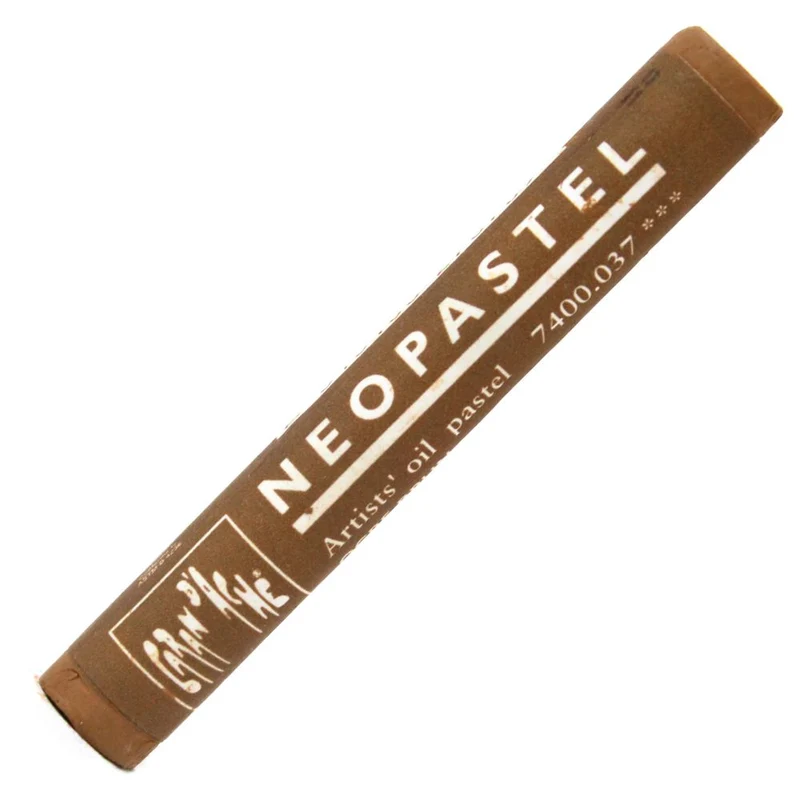 Pastel Oleoso Neopastel Caran d'Ache Tom Marrom 037 Brown Ochre