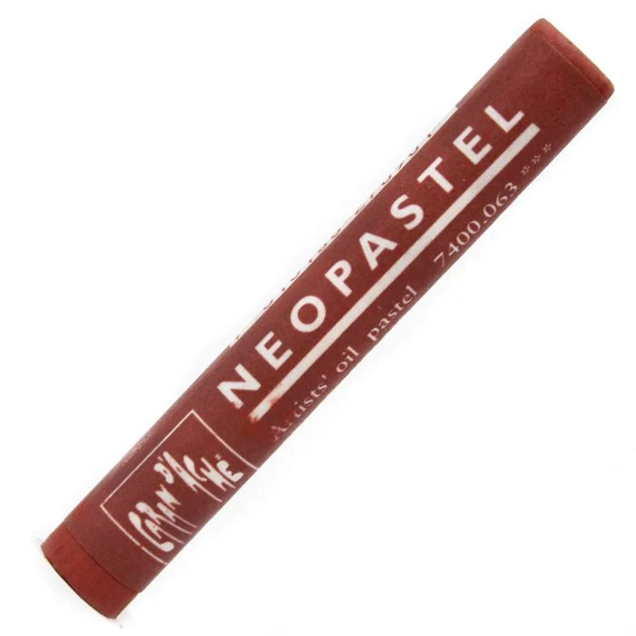 Pastel Oleoso Neopastel Caran d'Ache Tom Marrom 063 English Red
