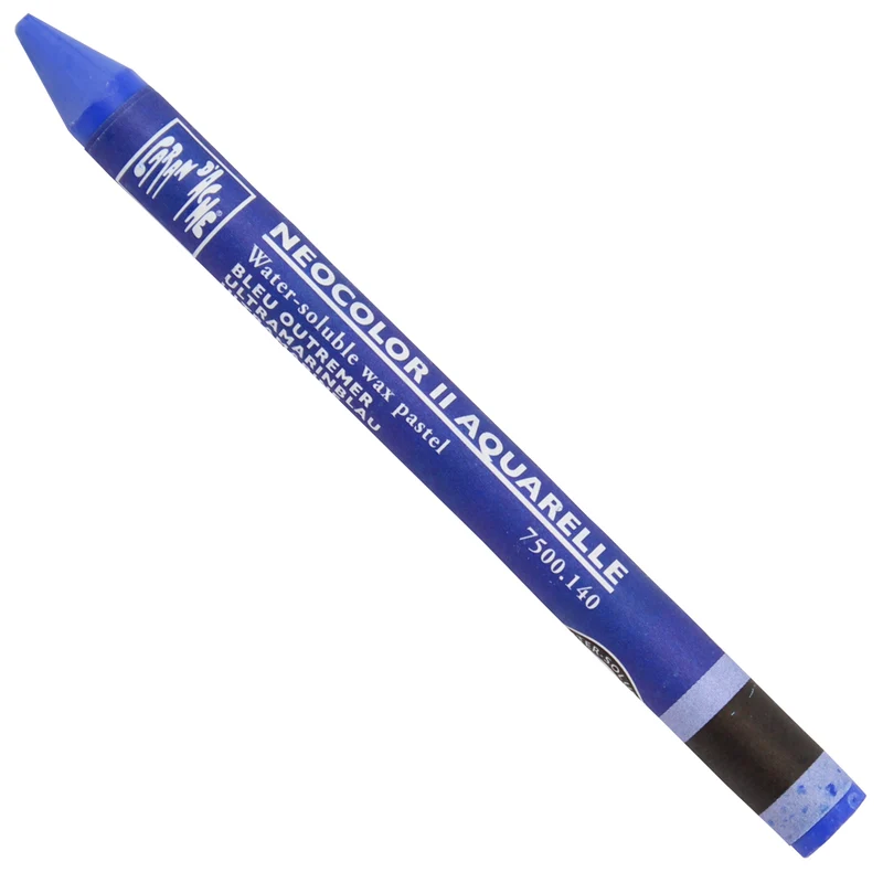 Giz Aquarelável Neocolor II Caran D’Ache Tom Azul 140 Ultramarine