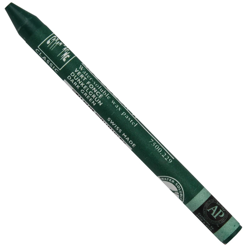 Giz Aquarelável Neocolor II Caran D’Ache Tom Verde 229 Dark Green