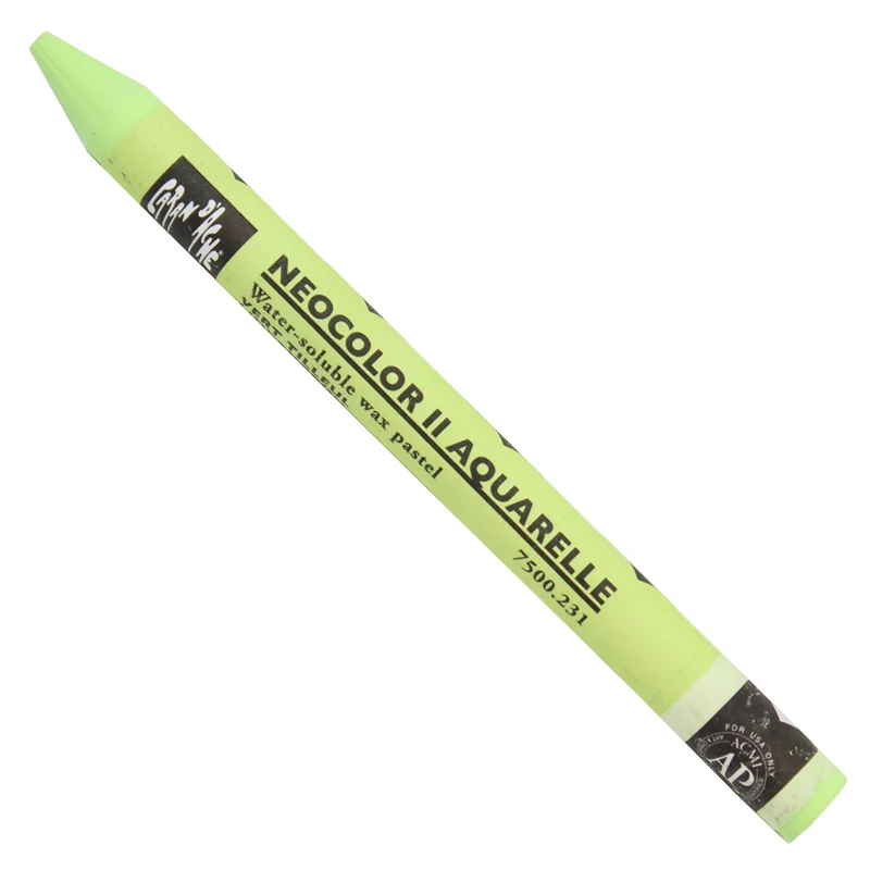 Giz Aquarelável Neocolor II Caran D’Ache Tom Verde 231 Lime Green
