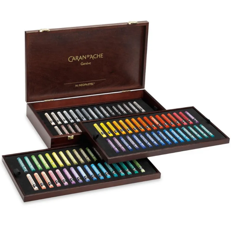 Giz Pastel Oleoso Caran D'ache Neopastel 96 Cores