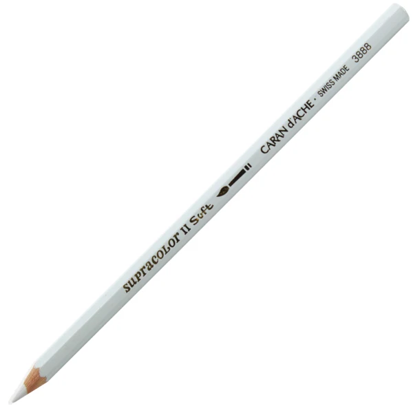 Lápis Aquarelado Caran D'Ache Supracolor Tom Cinza 002 Silver