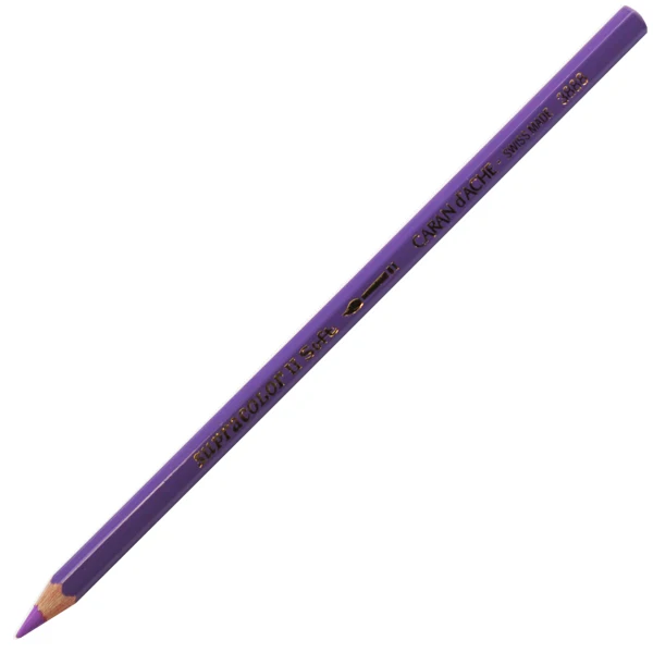 Lápis Aquarelado Caran D'Ache Supracolor Tom Roxo 111 Mauve