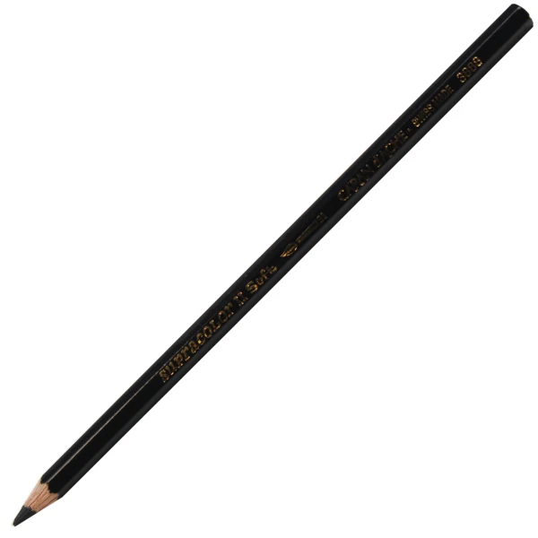 Lápis Aquarelado Caran D'Ache Supracolor Tom Preto 496 Ivory Black