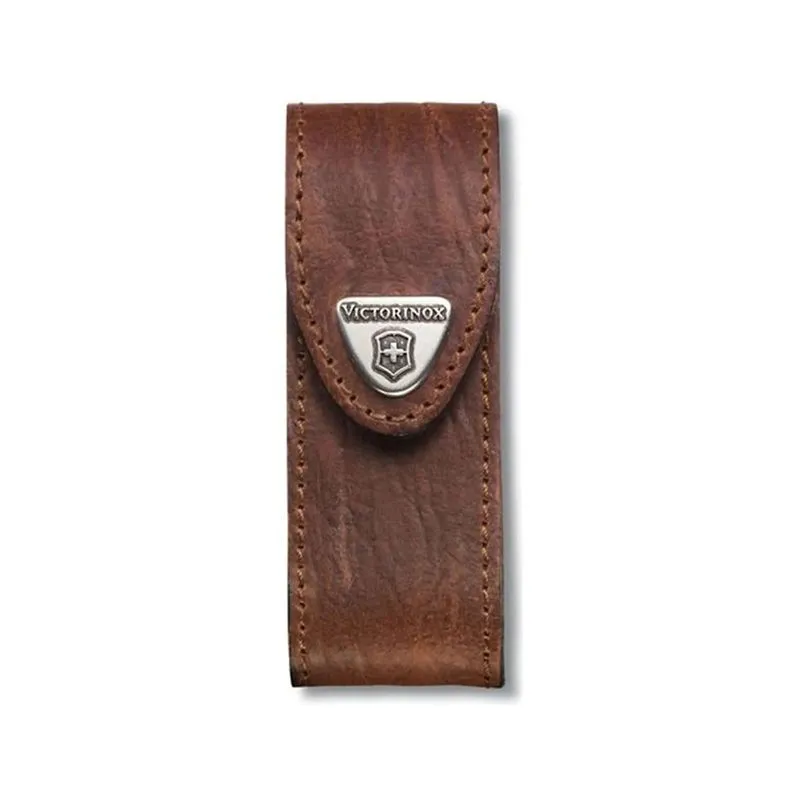 Bainha em Couro Marrom para Canivetes 3" - Victorinox