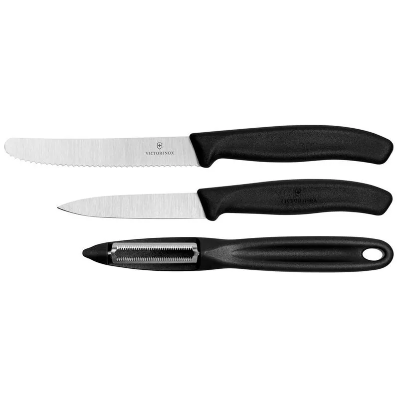 Conjuto de Facas e Descascador Swiss Classic 3 Pçs - Victorinox