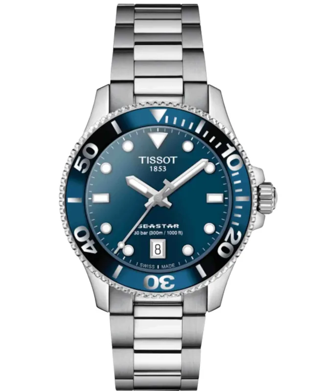 Relógio Tissot Seastar 1000 Azul T120.210.11.041.00 36 mm