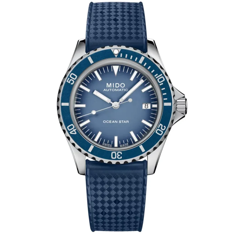 Relógio Mido Ocean Star Tribute Automático Gradiente Azul M026.807.11.041.01