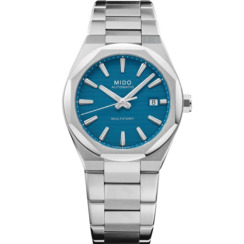 Relógio Mido Multifort 8 One Crown Automático Azul M055.507.11.041.00