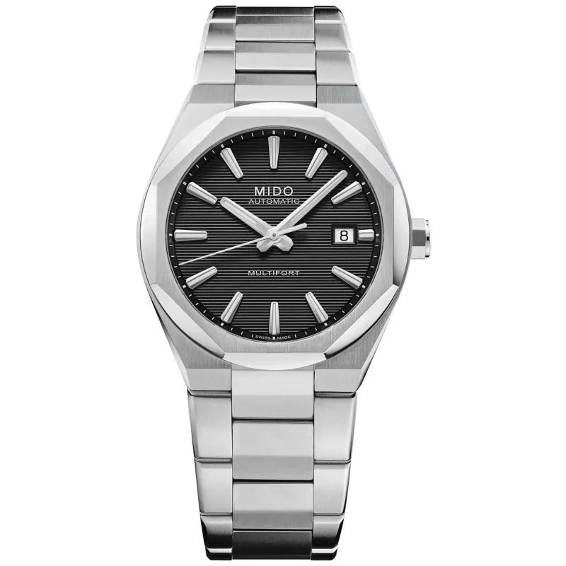 Relógio Mido Multifort 8 One Crown Automático Preto M055.507.11.051.00