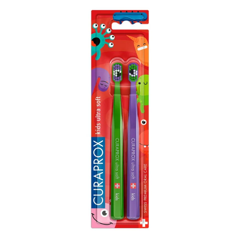 Cepillo de Dientes Curaprox Duo Kids Little Bacterias 2022