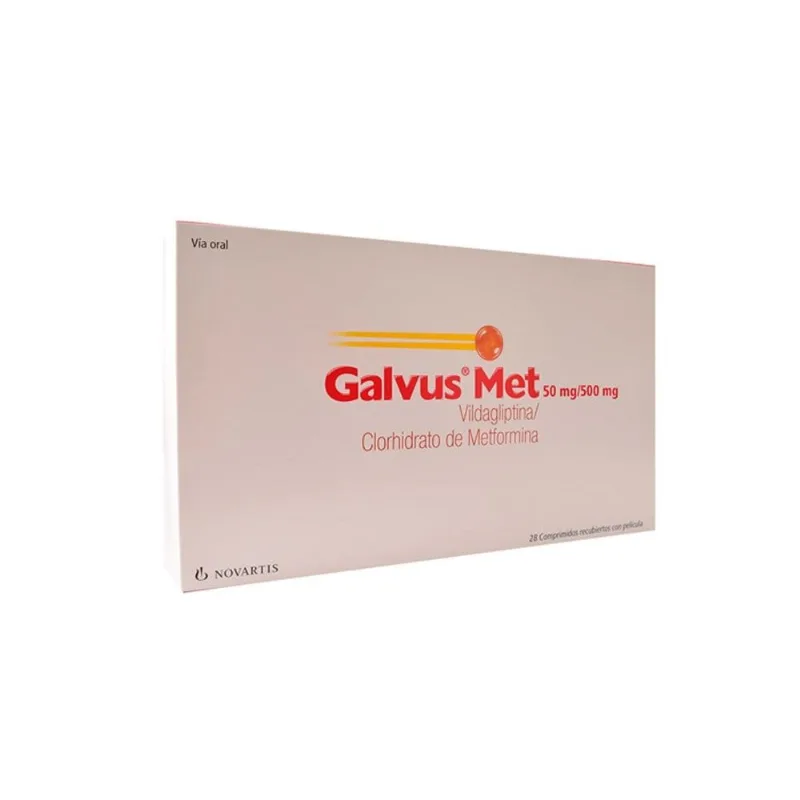 Galvus Met 50 / 500 Mg 28 Comprimidos Recubiertos