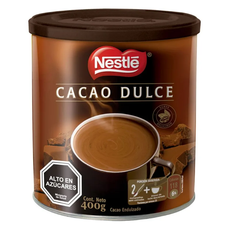 Saborizante para Leche Nestlé Cacao Endulzado 400 g