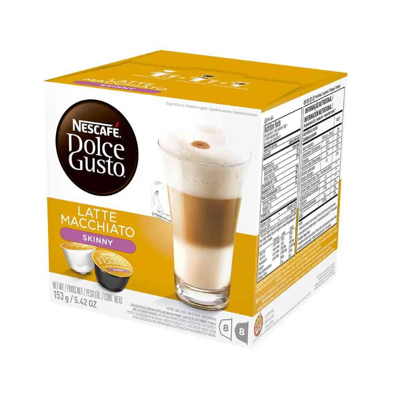 Café Nescafe Dolce Gusto X153.6gr Nescafé® Dolce Gusto® Latte Macchiato Skinny 16 Cápsulas