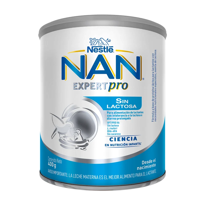 NAN SIN LACTOSA 400G SIN SABOR