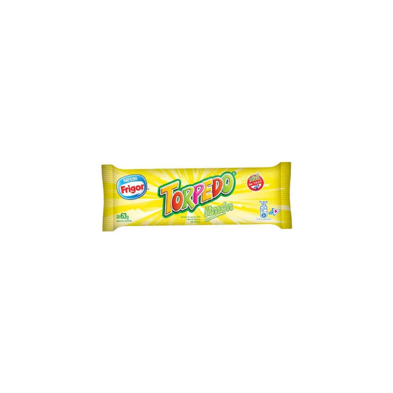 Helado Torpedo Limon X 63 Grs Helado Torpedo