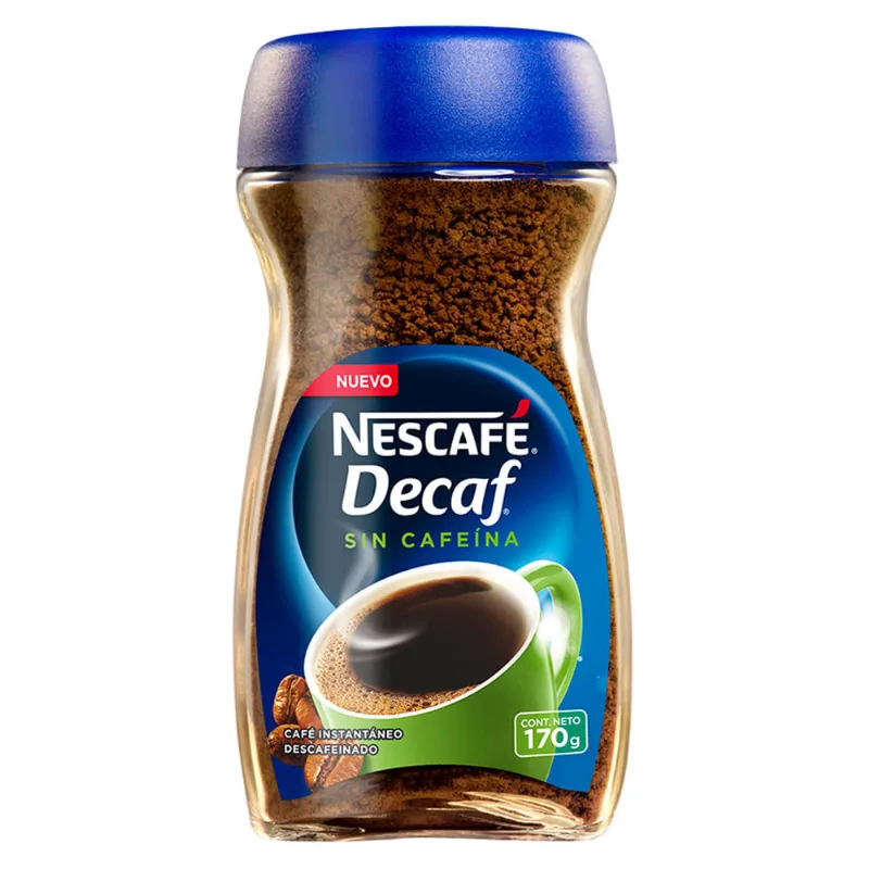 Café Nescafé Decaf Descafeinado Frasco 170 g