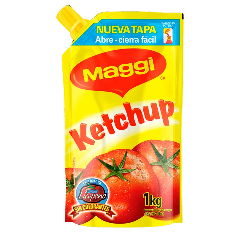 Ketchup Maggi Doypack|1 kg Salsa de Tomate Ketchup Maggi|1kg