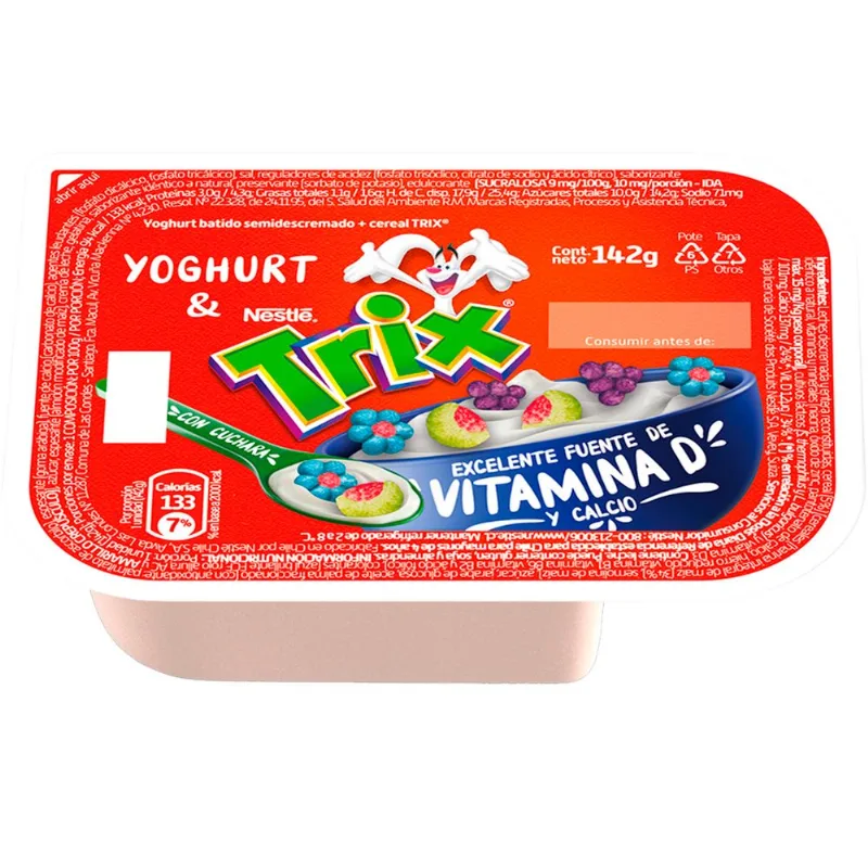 Yogurt + Cereal Nestlé Trix 142 g