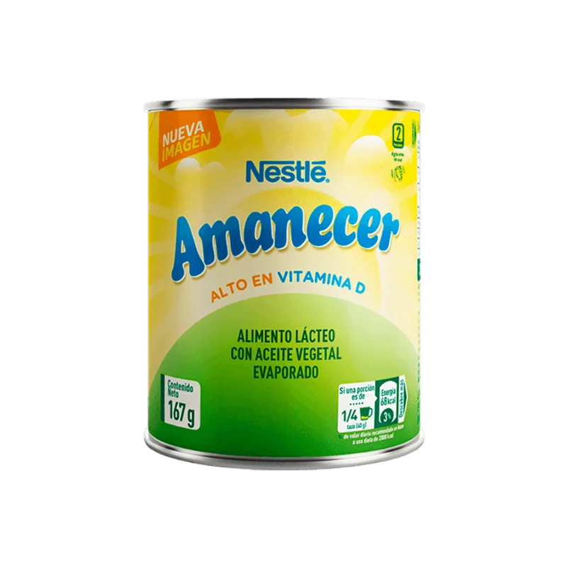 Amanecer Sucedáneo Evaporado Lata|167g AMANECER® Sucedáneo Evaporado Lata 167g