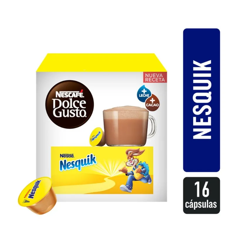 Cápsulas nescafé Dolce Gusto nesquik x 16 cápsulas