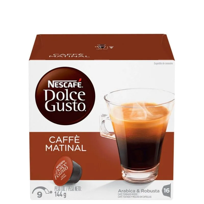 Kit 3 Capsula De Nescafé Dolce Gusto 144g Caffé Matinal