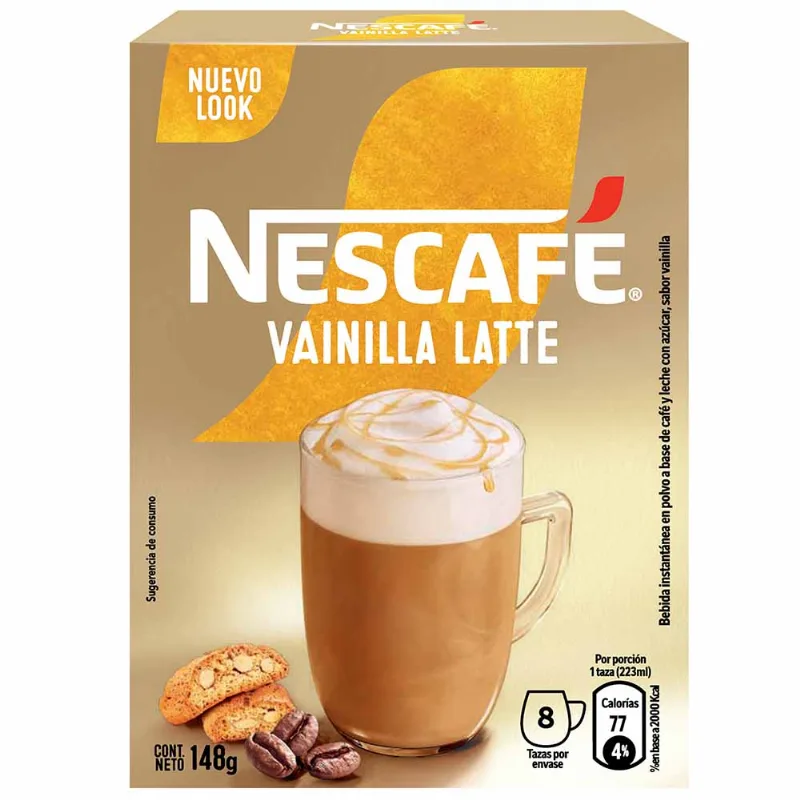 Bebida Instantáneo NESCAFÉ Vainilla Caja 148g