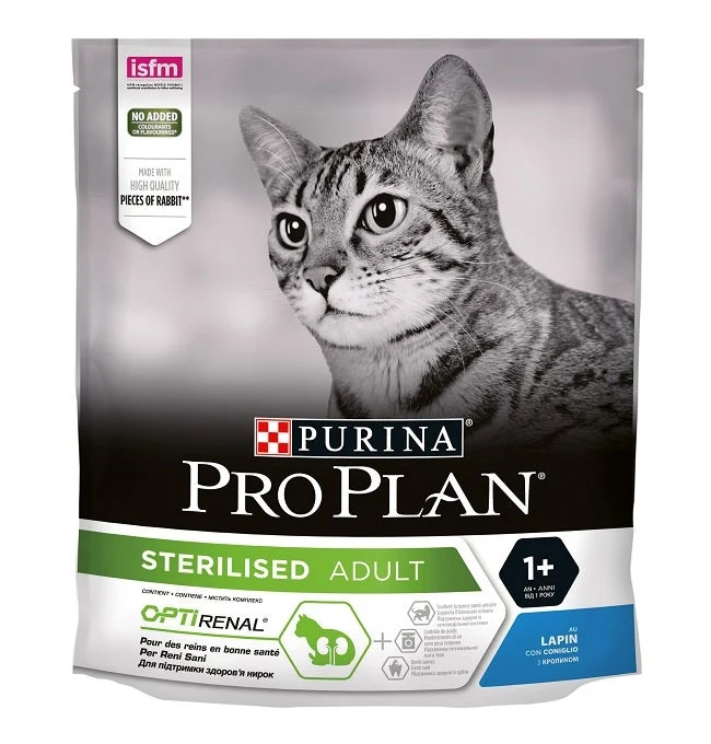 Purina Pro Plan Sterilised Gatto Crocchette Coniglio Sacco 400g